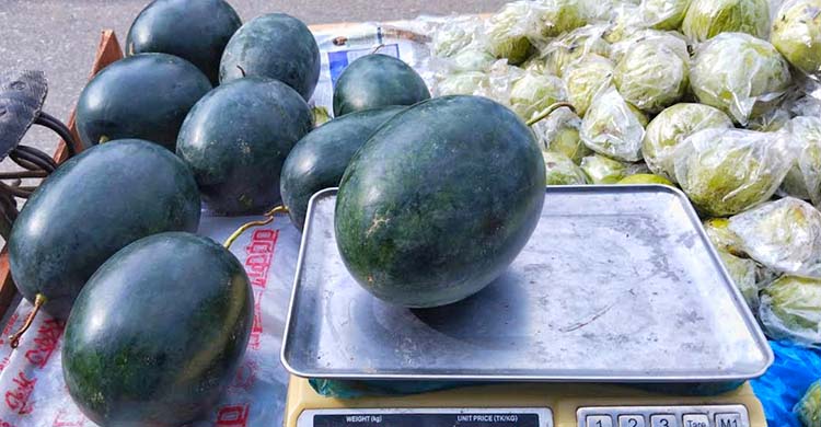 কালো তরমুজ-Black watermelon (হাইব্রিড) - Image 3