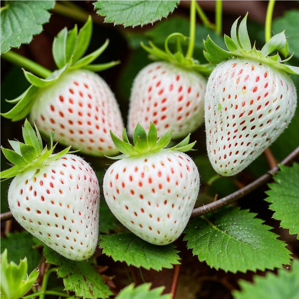 স্ট্রবেরি-(White / Cream Strawberry)-আনুমানিক ২০০ বীজ, গ্যারান্টি নেই - Image 4